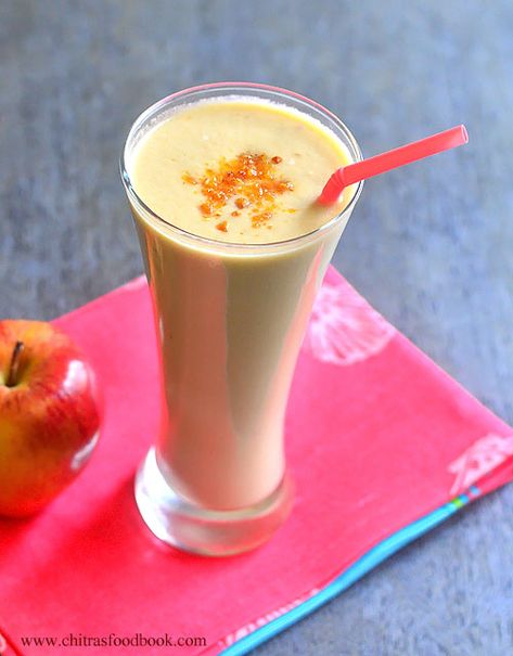 apple chiku milkshake Chikoo Milkshake, Milkshake Recipe, Milkshake Recipes, Milk Shake, Vanilla Essence, Vanilla Ice Cream, Red Apple, Gluten Free Vegetarian, Custard