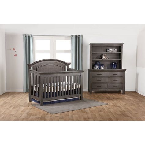 Harriet Bee Edda Convertible Standard 2 - Piece Nursery Furniture Set | Wayfair Baby Cribs Convertible, Nursery Furniture Collections, Crib Toddler Bed, 7 Drawer Dresser, Crib Sets, Baby Nursery Furniture, Nursery Furniture Sets, Toddler Furniture, Nursery Set