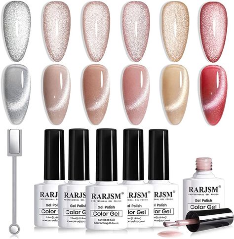 RARJSMCat #RARJSM #CatEye #Cat #EyeGel #Eye #GelNail #Gel #NailPolish #Nail #PolishSet #Polish #Setwith #Set #withMagnet #with #MagnetStick #Magnet #Stick9D #Stick #9DGalaxy #9D #GalaxyVelvet #Galaxy #VelvetSilver #Velvet #SilverGlitter #Silver #GlitterNude #Glitter #NudePurple #Nude #PurplePink #Purple #PinkRed #Pink #RedChampagne #Red #ChampagneGold #Champagne #GoldB... #Gold #B... Red Champagne, Cat Eye Gel Polish, Glitter Gel Nails, Nail Polish Set, Cat Eye Gel, Gel Nail Polish Set, Cat Eye Nails, Nail Polish Sets, Glitter Gel