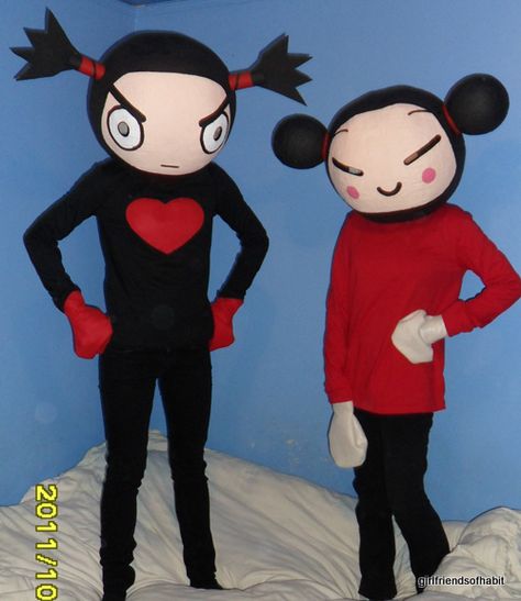 Pucca And Garu Costumes, Pucca Costume, Pucca Cosplay, Garu And Pucca, Fnaf Halloween, Matching Halloween Costumes, Fantasy Ideas, Costume Inspo, Matching Halloween