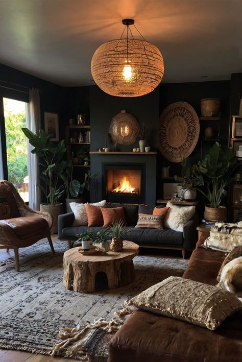 Fall Furniture , Autumn Cozy Fall ,Decor Easy Fall ,
Decor Neutral Fall ,Decor Fall ,Decor Inspiration ,Fall Decor Ideas Dark Boho Decor, Dark Boho Living Room, Living Room Design Boho, Boho Living Room Inspiration, Accessories Dark, Moody Living Room, Boho Chic Interior, Boho Living Room Ideas, Ad Inspiration