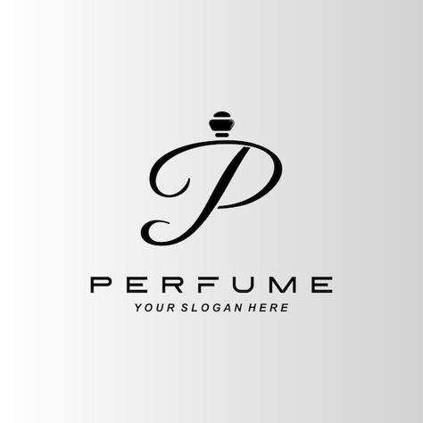 Parfume Logo Ideas, Perfume Logo Design Bottle, Logo Parfum Design, Advertising Company Logo, Perfume Logo Design Ideas, Logo For Perfume, Bottle Logo Design, Fragrance Logo, Perfume Company