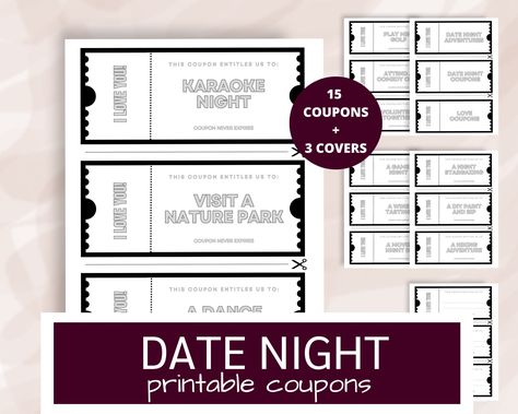 Coupon Gift Ideas, Date Night Coupons, Nana Presents, Printable Coupon Book, Nana Birthday Gift, Nana Christmas Gifts, Nana Birthday, Spa Day At Home, Love Coupons