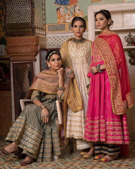 GULABOJAIPUR | N A HAL ANARKALI MUSALSAL GULABOJAIPUR BRIDE COUTURE This Anarkali set is made in 8 metre ghera of soft chanderi with minimal thread and... | Instagram Ghera Embroidery Designs, Wedding Brides, Suits Design, Embroidery Suits Design, Indian Attire, Embroidery Suits, April 2024, Wedding Outfits, Punjabi Suits