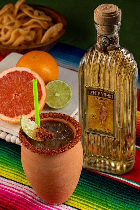 Cantarito - Gran Centenario© Tequila Jarritos Drink Tequila, Cantarito Recipe, Cantaritos Recipe, Centenario Tequila, Tequila Don Julio 70, Tequila Cocktail Recipes, Tequila Mixed Drinks, Tequila Mexico, Mexican Tequila