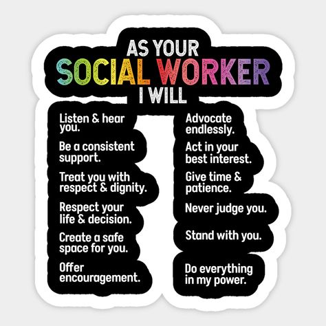 this social worker design shows the huge role social workers play in society. Show your pride for being a social worker by wearing this. Makes a great gift for a social worker. -- Choose from our vast selection of stickers to match with your favorite design to make the perfect customized sticker/decal. Perfect to put on water bottles, laptops, hard hats, and car windows. Everything from favorite TV show stickers to funny stickers. For men, women, boys, and girls. Social Worker Definition, Social Worker Outfits, Social Worker Quotes, Social Work Quotes, Social Worker Appreciation, Social Services Worker, Medical Social Worker, Social Work Month, Social Work Humor