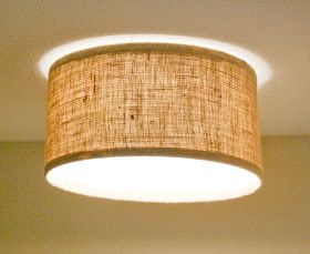 Bedroom Light Ceiling, Diy Drum Shade, Luminaria Diy, Diy Drums, Ceiling Lights Diy, Diy Luminaire, Lampshade Makeover, Diy Light Fixtures, Living Room Light Fixtures