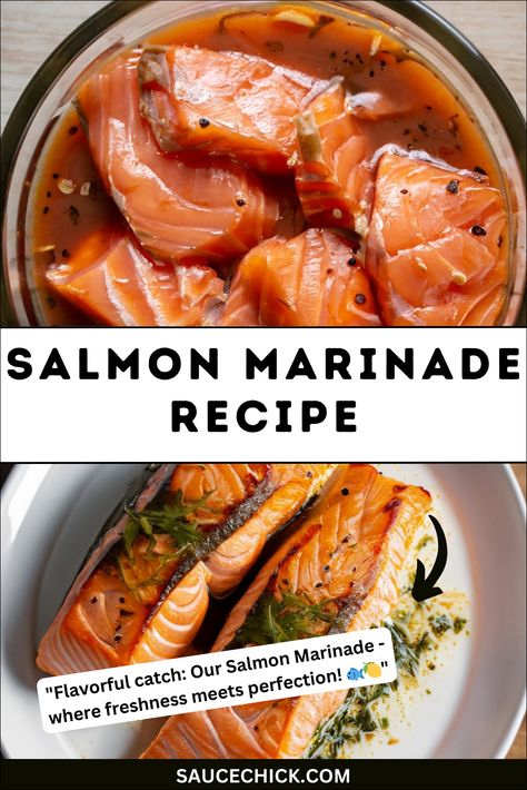 Salmon Marinade Recipe : Flavorful Ideas to Enhance Your Fish Marinating Salmon, Salmon Marinade Recipes, Salmon Marinade, Marinated Salmon, Alaskan Salmon, Marinade Recipes, Salmon Fillets, Seafood Dishes, Salmon Recipes