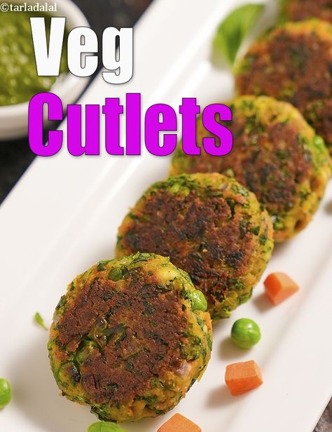 Vegetable Cutlets Recipes, Vegetable Cutlet, Potato Cutlet, Paneer Starters, Veg Cutlet Recipes, Toddler Vegetables, Bread Cutlet, Cutlet Recipes, Raw Jackfruit