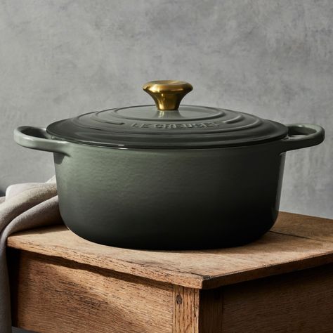 NEW 🌿 Introducing Thyme: inspired by the easy elegance of fresh herbs hand-snipped from the kitchen garden, Thyme enhances every culinary palette with subtlety and sophistication 🌟 Shop now in-store or online in the link in bio! Cast Iron Casserole, Natural Cooking, Slow Cooked Meat, Dish Warmer, Cast Iron Pot, Cooking Ingredients, Roast Chicken, Le Creuset, Meat Dishes