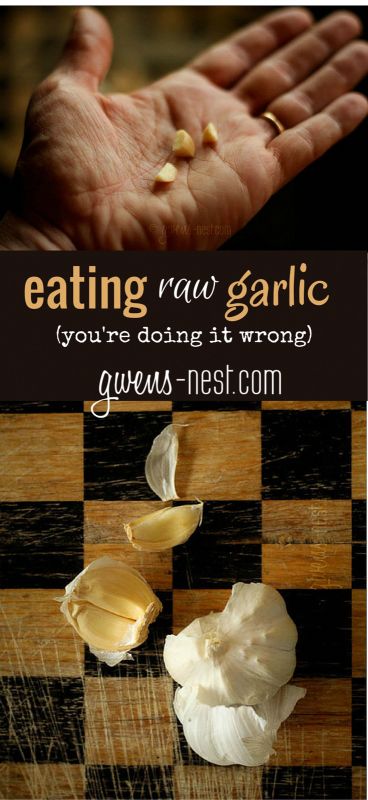 Eating Raw Garlic, Garlic Benefits, Raw Garlic, Trim Healthy Mama, Natural Health Remedies, Eating Raw, Alternative Health, Natural Home Remedies, Natural Medicine