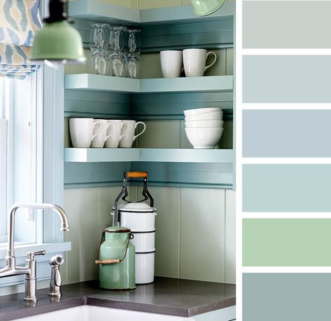 15 Designer Color Combinations To Help You Find Your Perfect Palette - House & Home Palette House, Light Blue Living Room, Colour Crush, Dining Lounge, Bedroom Colour, Blue Color Combinations, Blue Living Room Decor, Colour Ideas, Blue Living Room