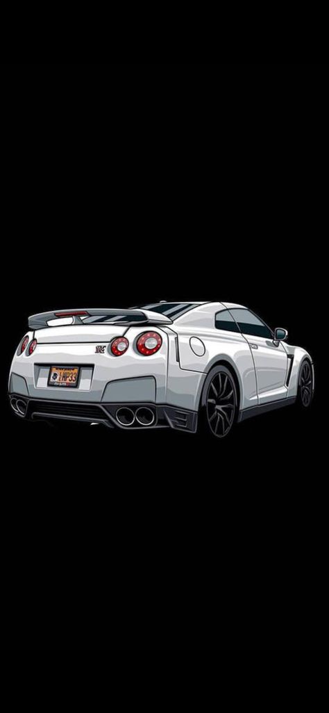 New Nissan Gtr, Gtr Drawing, Skyline Gtr R35, Cool Car Stickers, Background Lockscreen, Exclusive Wallpaper, Car Iphone Wallpaper, Japanese Sports Cars, R35 Gtr