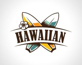 Hawaiian Logo, Surf Shop Logos, Surfing Logo, Hawaii Logo, Surf Logo, Hawaiian Designs, Retro Surf, Hawaiian Art, Beach Bar