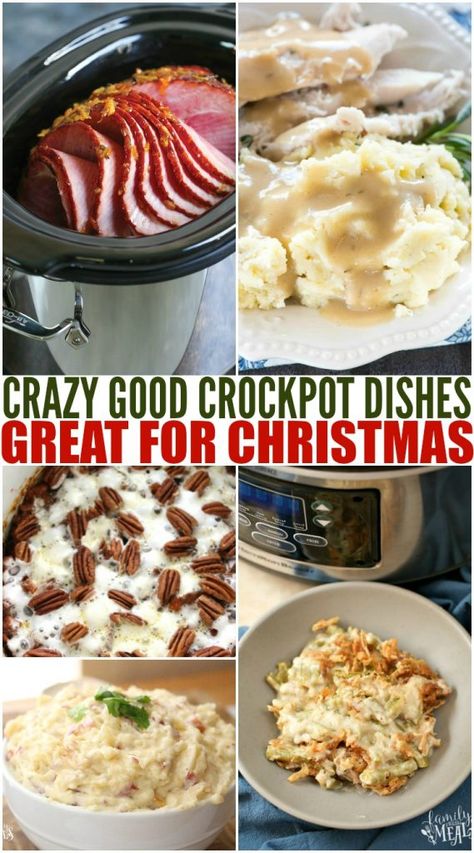 The Best Christmas Crockpot Recipes - Family Fresh Meals Holiday Crockpot, Christmas Crockpot, Christmas Crockpot Recipes, Crockpot Party Food, Crockpot Christmas, Best Crockpot Recipes, Fresh Meals, Family Fresh Meals, Crockpot Breakfast