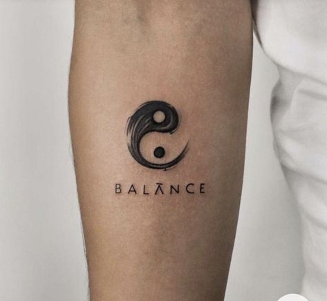 Ying Yang Tattoo For Men, Ying And Yang Tattoo, Yin And Yang Tattoo, Ying Yang Tattoo, Yang Tattoo, Sticker Tattoo, Circle Tattoo, Yin Yang Tattoos, Tattoo Trend