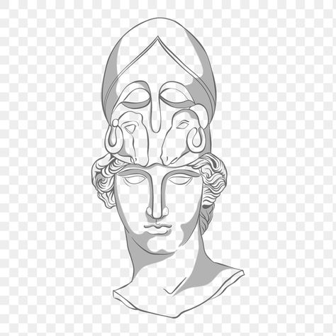 Greek God Drawing, God Drawing Easy, Greek God Ares, Ares Greek God, God Ares, God Drawing, Greek Helmet, Line Art Drawing, Greek God