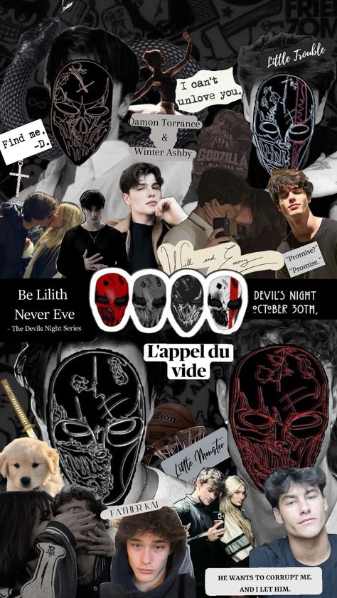 #devilsnigth #michaelcrist #kaimori #damontorrance #willgrayson Devils Night Nails, Devils Night Series Aesthetic Wallpaper, Damon Collage Wallpaper, The Devils Night Series Aesthetic, Smash Guys, Devils Night Kill Switch Aesthetic, Devil Night Series Aesthetic, I Cant Unlove You, Devil's Night Penelope Douglas