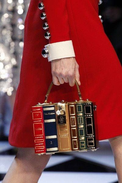 Book Purse, Naha, Dolce E Gabbana, 가을 패션, Marchesa, Cute Bags, Fall 2016, Louis Vuitton Twist Bag, Dolce & Gabbana