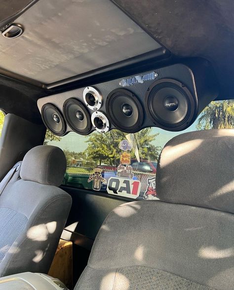 Toyota Tacoma Off Road, Console Ideas, Tacoma Off Road, Custom Car Audio, Garage Design Interior, Audio Ideas, Wood Burn Designs, Sound Systems, Car Audio Systems