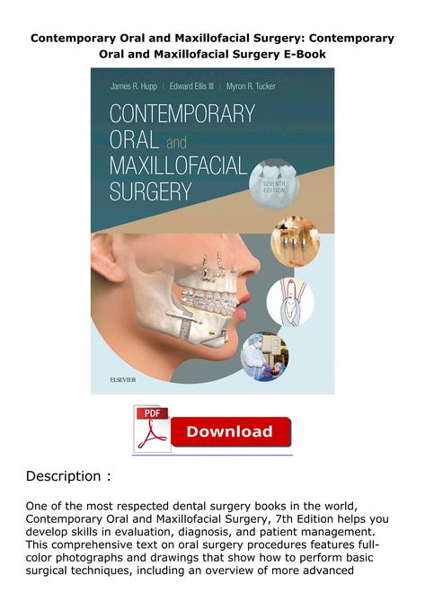 Ebook (download) Contemporary Oral and Maxillofacial Surgery: Contemporary Oral and Maxillofacial Su Maxillofacial Surgery, Dental Hygiene Student, Diagnostic Imaging, Implant Dentistry, Tooth Extraction, Medication Management, Dental Surgery, Dermal Fillers, Dental Hygiene