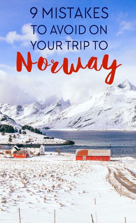 If you're planning any Norway holidays, here are the top mistakes people make on their trips to Norway so you can avoid them! Road Trip On A Budget, Roadtrip Europa, Norway Vacation, Norway Fjords, Scandinavia Travel, Nordland, Visit Norway, Norway Travel, Voyage Europe