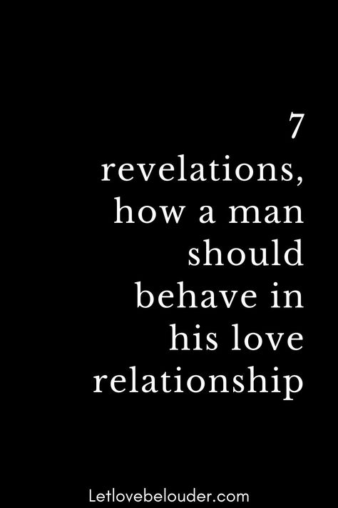 The behavior of a man in his love relationship should be to ensure that he maintains certain fundamental union roles. But you should always avoid acting in an authoritarian manner. The strength of a man means balance and loving intelligence in all circumstances. Love Relationship, Mind Games, Marriage Life, In A Relationship, Love And Respect, Life Advice, Marriage Advice, A Relationship, Relationship Quotes