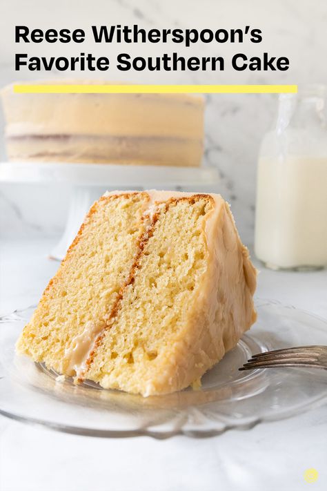 Her sour cream cake is the perfect, old-fashioned southern dessert we didn’t know we needed. Southern Birthday Cake, Old Fashioned Cake, Southern Recipes Dinner, Cooked Frosting, Bunt Cake Recipe, Rustic Dessert, Southern Cake, Butter Pecan Cookies, Southern Desserts