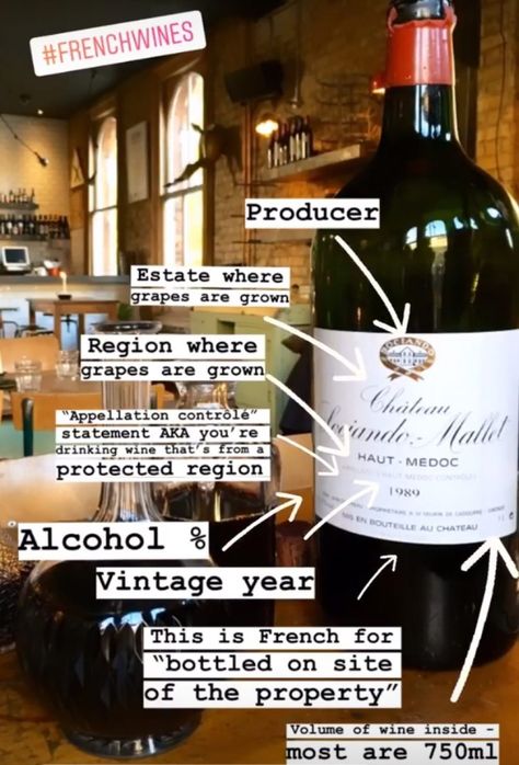 A Beginner's Guide to French Wines: Bordeaux / Blog / La Cuisine Paris Wine Bordeaux France, French Wine Labels, French Bordeaux, French Wines, Sweet White Wine, Semillon, Bordeaux Wine, Bordeaux France, Paris Tours