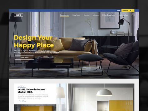 Ikea Website Design, Article Page Web Design, Website Article Layout, News Page Web Design, News Website Design Layout, Ikea Website, Website Redesign, Inspiration Boards, Website Inspiration