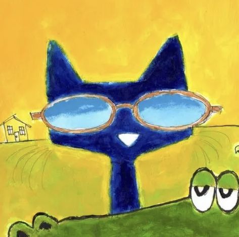 Pete The Cat, Blue Cat, A Cat, Sunglasses, Blue