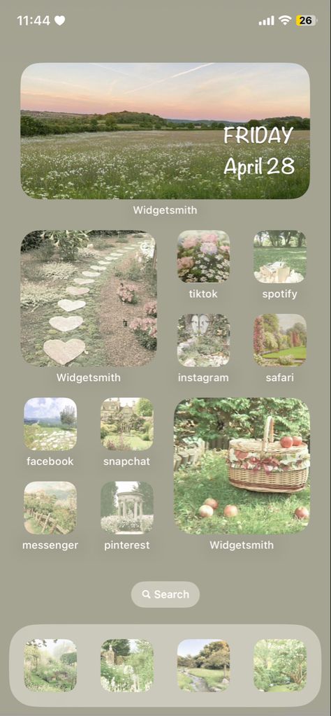 Cottagecore Layout, Layout