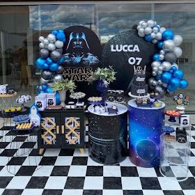 92 ideas de decoración para Cumpleaños de Star Wars Star Wars Party Decorations, Decoracion Star Wars, Star Wars Theme Party, Star Wars Party Ideas, Sonic Birthday Parties, Sonic Birthday, 30th Party, Star Wars Birthday Party, Star Wars Birthday