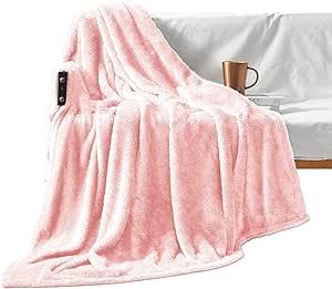 Dusty Pink Blanket, Oversized Throw Blanket, Fuzzy Blanket, Pink Throws, Pink Blanket, Fur Throw Blanket, Soft Throw Blanket, Faux Fur Throw, Warm Blankets