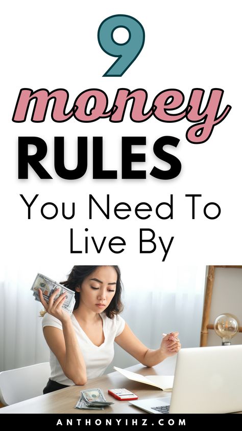 Rules Of Money, Money Rules, Wealthy Mindset, Saving Money Frugal Living, Money Saving Advice, Money Saving Techniques, Money Frugal, Money Strategy, Personal Finance Books