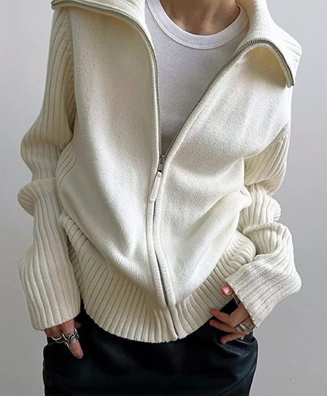 Oversized Turtleneck Sweater, Loose Cardigan, Vintage Preppy, Womens Turtleneck, Oversized Pullover, Loose Style, Long Sleeve Turtleneck, Knit Hoodie, Women Sleeve