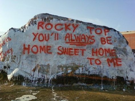 Rocky Top! You'll always be home sweet home to me! Ut Football, Rocky Top Tennessee, Tennessee Volunteers Football, Tennessee Girls, Go Vols, Orange Country, Tennessee Football, Rocky Top, Knoxville Tennessee