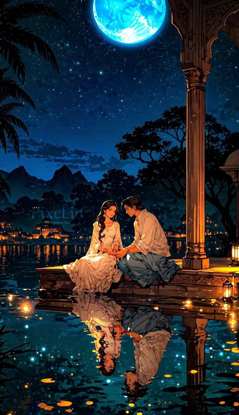 Love In First Sight, Romantic Animation Images, Horizontal Drawings, Relationship Wallpaper, Crystal Drawing, Glittery Wallpaper, Romantic Wallpaper, Love Wallpapers Romantic, Dreamy Landscapes