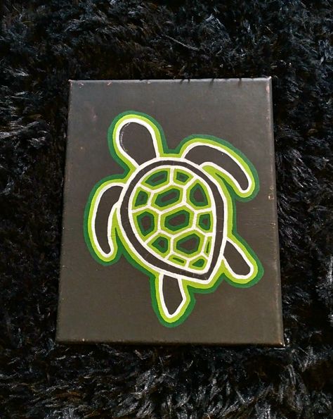 #NeonPainting #DIY #TicTokNeonPaintings #TurtleNeonPaintings #Turtlepainting #CoolArt 🐢💚 Simple Neon Painting Ideas, Easy Neon Paintings, Neon Painting Ideas Easy, Graffiti Canvas Art, Neon Paint, Mini Turtles, Black Canvas Paintings, Turtle Drawing, Graffiti Canvas