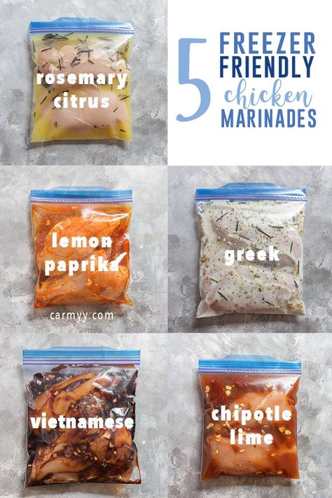 Citrus Chicken Marinade, Easy Chicken Marinade, Meat Marinade, Chicken Marinade Recipes, Freezer Meal Prep, Perfect Chicken, Chicken Marinade, Citrus Chicken, Marinade Recipes