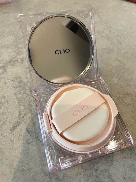 clio kill cover high glow cushion foundation #clio #foundation #makeup #cushionfoundation #kbeauty #beauty #korean #kmakeup #koreanmakeup #aesthetic #inspo #inspiration #photoinspo Korean Foundation Makeup Cushions, Korean Makeup Cushion, Clio Make Up Korean, Clio Foundation, Koreanmakeup Aesthetic, Korean Foundation, Dr Belongings, Clio Kill Cover, Cushion Makeup