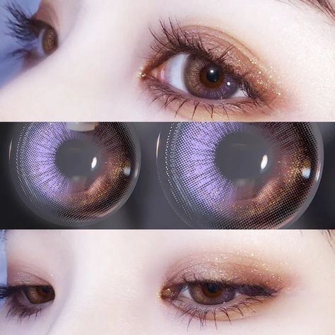 Princess Moon Soft Anime Purple Colored Contact Lenses Contacts BE832 Diameter: 14.0mm Water Content: 38% Base Curve: 8.5mm Usage Period: Within 12 months (suggested to replace within 8 months) Package: two-piece contact lenses + 1 lenses case Softlens Contact Lens, Purple Contact Lenses, Anime Purple, Purple Contacts, Prescription Colored Contacts, Colored Contact Lenses, Lens Case, Contact Lens, Contact Lenses Colored