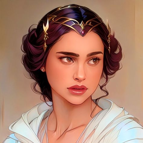 Star Wars Art Drawings, Star Wars Padme Amidala, Star Wars Padme, Queen Amidala, Anakin And Padme, Star Wars Anakin, Padme Amidala, Fairytale Photography, Star Wars Outfits