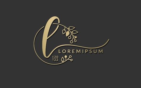 Drinks Packaging, Luxury Brand Logo, Sewing Logo, Logo Design Concept, Bird Logo Design, L Design, Salon Logo Design, Initials Logo Design, Signature Logo Design