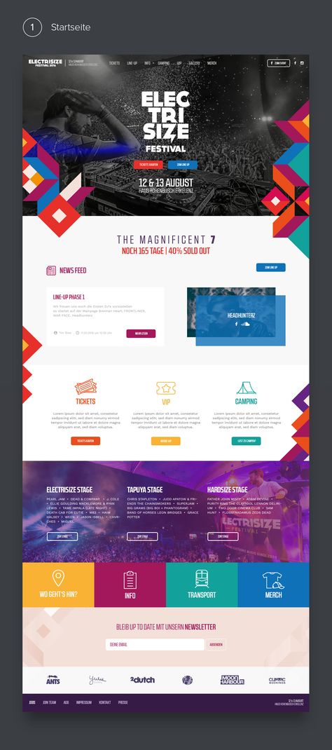 Festival Website Design, Festival Websites, Festival Website, Corporate Website Design, Music Websites, Web Design Mobile, Best Website Design, Event Website, Webdesign Inspiration