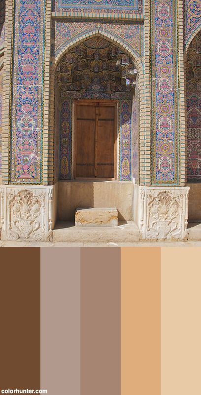 Mosque+Door+Color+Scheme Rajasthan Color Palette, Jaipur Color Palette, Islamic Color Palette, Mosque Door, Turkey Architecture, Mall Decoration, Masjid Al Haram, Mood Colors, Door Color