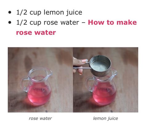 Lemon Toner, Rose Water Spray, How To Make Rose, Water Spray, Cotton Ball, Health And Beauty Tips, Rose Water, Lemon Juice, Spray Bottle