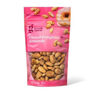 Target's Newest $4 Snack Has Shoppers Stocking Up Before They Sell Out | The Kitchn Good & Gather, Target Snacks, Good And Gather, Glazed Almonds, Glazed Doughnut, Target Grocery, Homemade Trail Mix, Glazed Doughnuts, Nature Valley