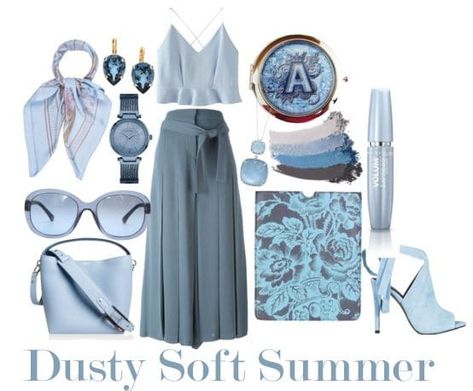 The Dusty Soft Summer which seems to be dusted slightly with grey. Dusty Soft Summer, Soft Summer Fashion, Summer Skin Tone, Cool Summer Palette, Toxic Clothing, Soft Summer Palette, Soft Summer Color Palette, Soft Summer Colors, Summer Color Palette