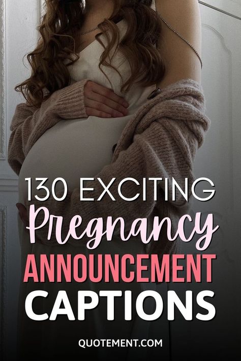 Finally, your announcing pregnancy time has come! Introduce your bundle of joy with one of the catchy pregnancy announcement captions you'll find right here! Pregnancy Announcement Captions, Pregnancy Announcement Quotes, Caption For Him, Pregancy Announcement, First Pregnancy Announcements, Simple Pregnancy Announcement, Unique Captions, Announcing Pregnancy, Baby Captions